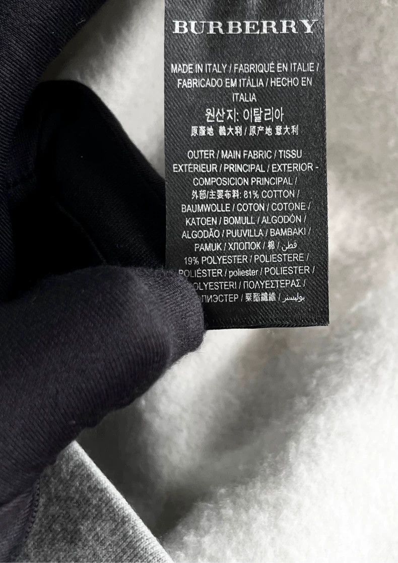 Burberry Burberry Gray Striped Embroidered Sweatshirt-yf Size US S / EU 44-46 / 1 - 4 Thumbnail
