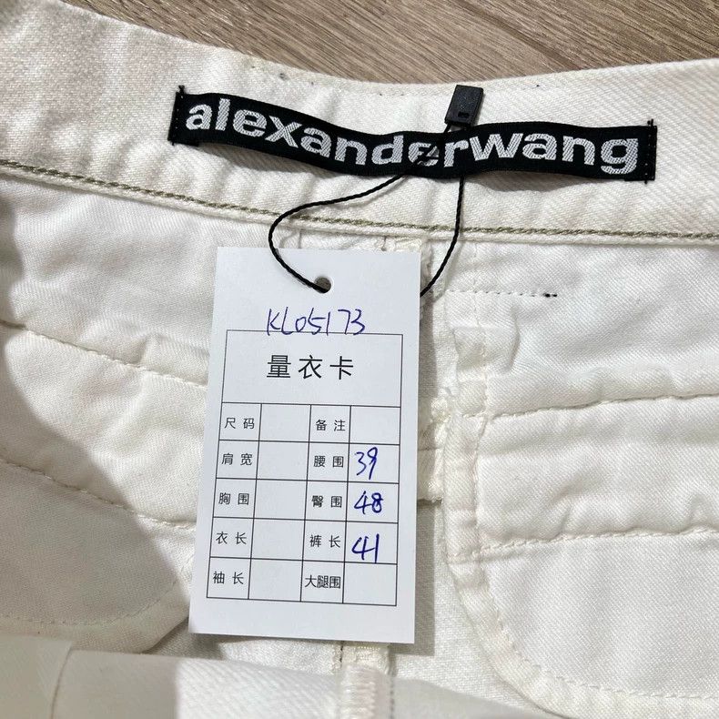 Alexander Wang Alexander Wang White Denim Shorts-yf Size US 26 / EU 42 - 6 Thumbnail