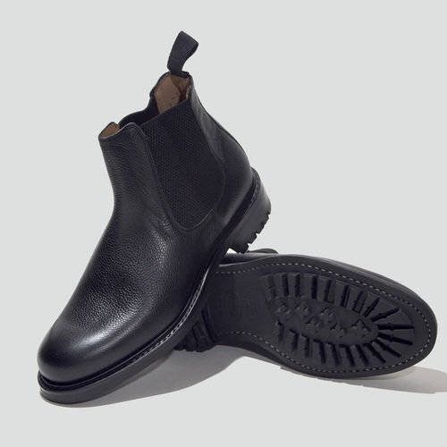 Cheaney Rare Barnes III Commando Sole Grain Leather Chelsea Boot Grailed