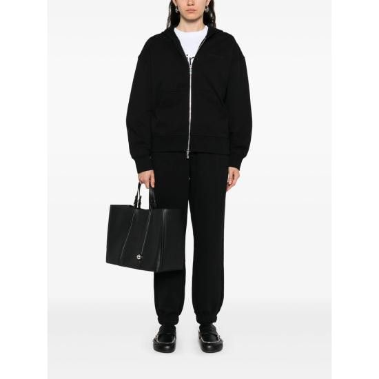 Calvin Klein CALVIN KLEIN Women Hoodies LV044C211G BLACK Size XL / US 12-14 / IT 48-50 - 2 Thumbnail