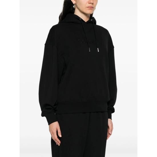 Calvin Klein CALVIN KLEIN Women Hoodies LV044C210G BLACK Size S / US 4 / IT 40 - 4 Thumbnail