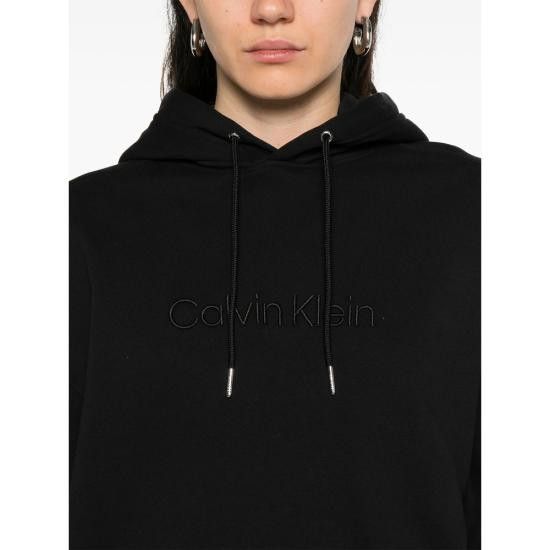 Calvin Klein CALVIN KLEIN Women Hoodies LV044C210G BLACK Size L / US 10 / IT 46 - 2 Thumbnail