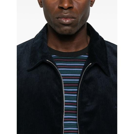 A.P.C. A.P.C. Men Bomber Jackets COHBB M32019 IAK BLUE Size US M / EU 48-50 / 2 - 2 Thumbnail