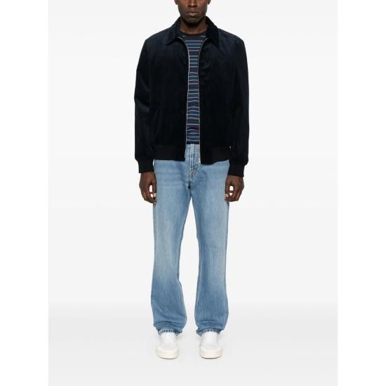 A.P.C. A.P.C. Men Bomber Jackets COHBB M32019 IAK BLUE Size US M / EU 48-50 / 2 - 4 Thumbnail
