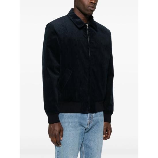 A.P.C. A.P.C. Men Bomber Jackets COHBB M32019 IAK BLUE Size US M / EU 48-50 / 2 - 5 Thumbnail