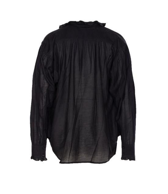 Isabel Marant Etoile ISABEL MARANT ETOILE Women Shirts HT0001FC B3J04E01BK Black Size M / US 6-8 / IT 42-44 - 2 Thumbnail