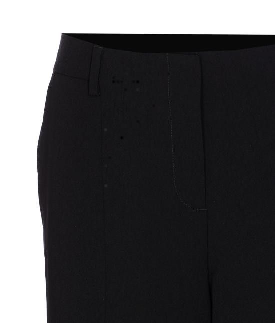 Jean Paul Gaultier JEAN PAUL GAULTIER Women Straight Pants TR003 W00200 Black Size 27" / US 4 / IT 40 - 4 Thumbnail