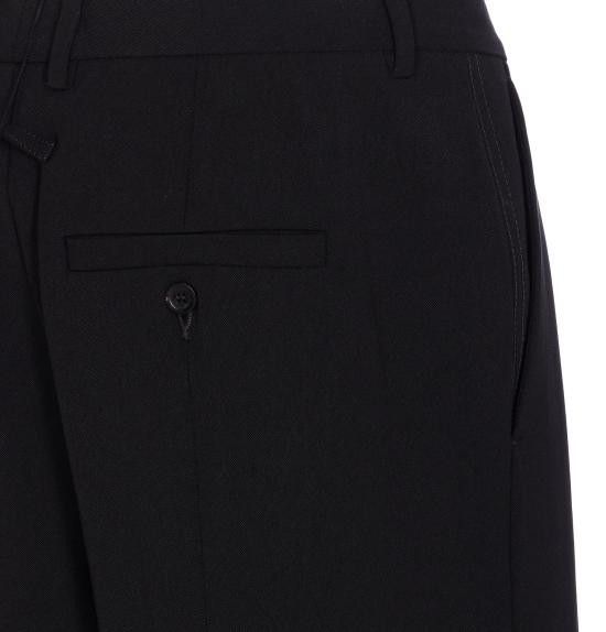 Jean Paul Gaultier JEAN PAUL GAULTIER Women Straight Pants TR003 W00200 Black Size 27" / US 4 / IT 40 - 3 Thumbnail