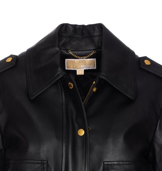 Michael Kors MICHAEL KORS Women Jackets MT520IQFAF 001 Black Size L / US 10 / IT 46 - 4 Thumbnail