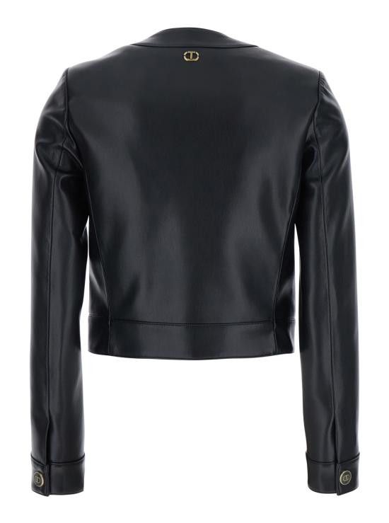 TWINSET TWINSET Women Jackets 251TP235100006 Black Size L / US 10 / IT 46 - 2 Thumbnail