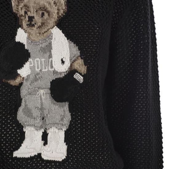 Polo Ralph Lauren POLO RALPH LAUREN Women Sweater 211972112 BLACK Size XS / US 0-2 / IT 36-38 - 4 Thumbnail