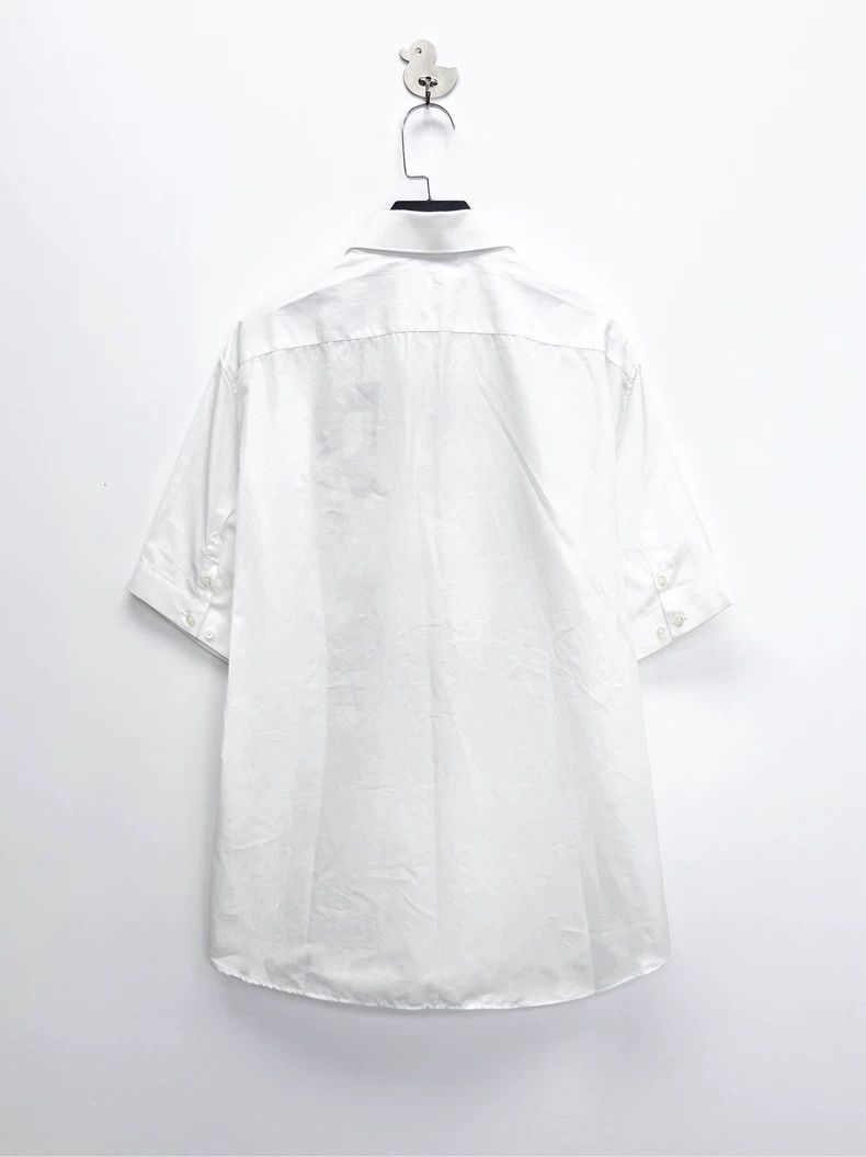 Thom Browne Neil Barrett White Short Sleeve Shirt Jacket-yf Size US M / EU 48-50 / 2 - 2 Thumbnail