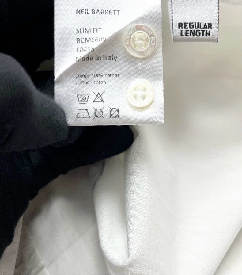 Thom Browne Neil Barrett White Short Sleeve Shirt Jacket-yf Size US M / EU 48-50 / 2 - 4 Thumbnail