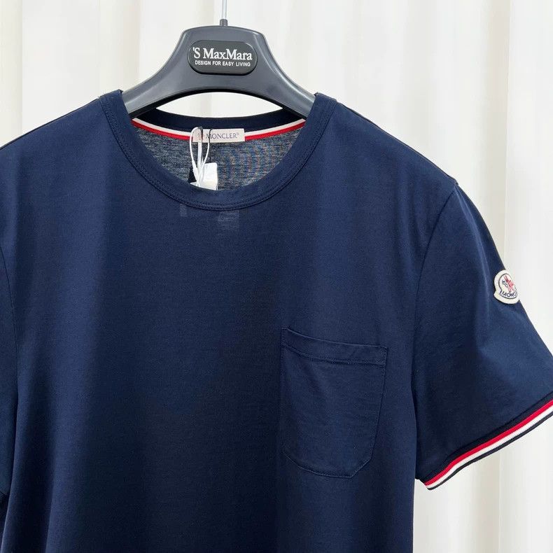 Moncler Moncler Embroidered Logo Pocket Short Sleeve T-Shirt-yf Size US S / EU 44-46 / 1 - 3 Thumbnail