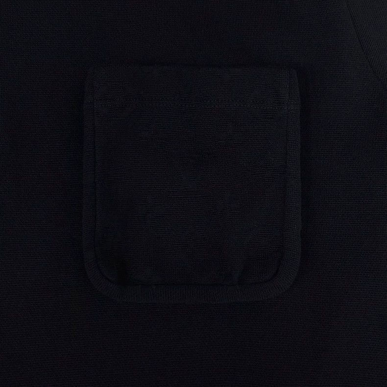 Louis Vuitton Louis Vuitton Black Short Sleeve Half Zip Shirt-yf Size US XL / EU 56 / 4 - 5 Thumbnail