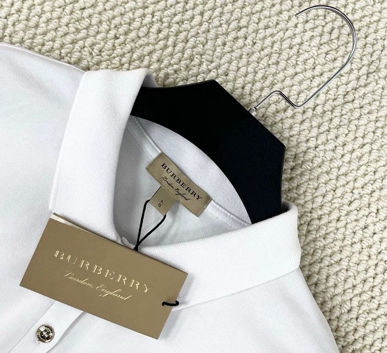 Burberry Burberry Long Sleeve Polo with Knight Logo-yf Size US L / EU 52-54 / 3 - 2 Thumbnail