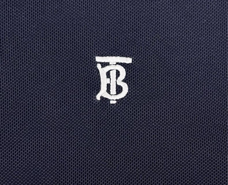 Burberry Burberry New Dark Blue Short Sleeve Polo-yf Size US L / EU 52-54 / 3 - 6 Thumbnail