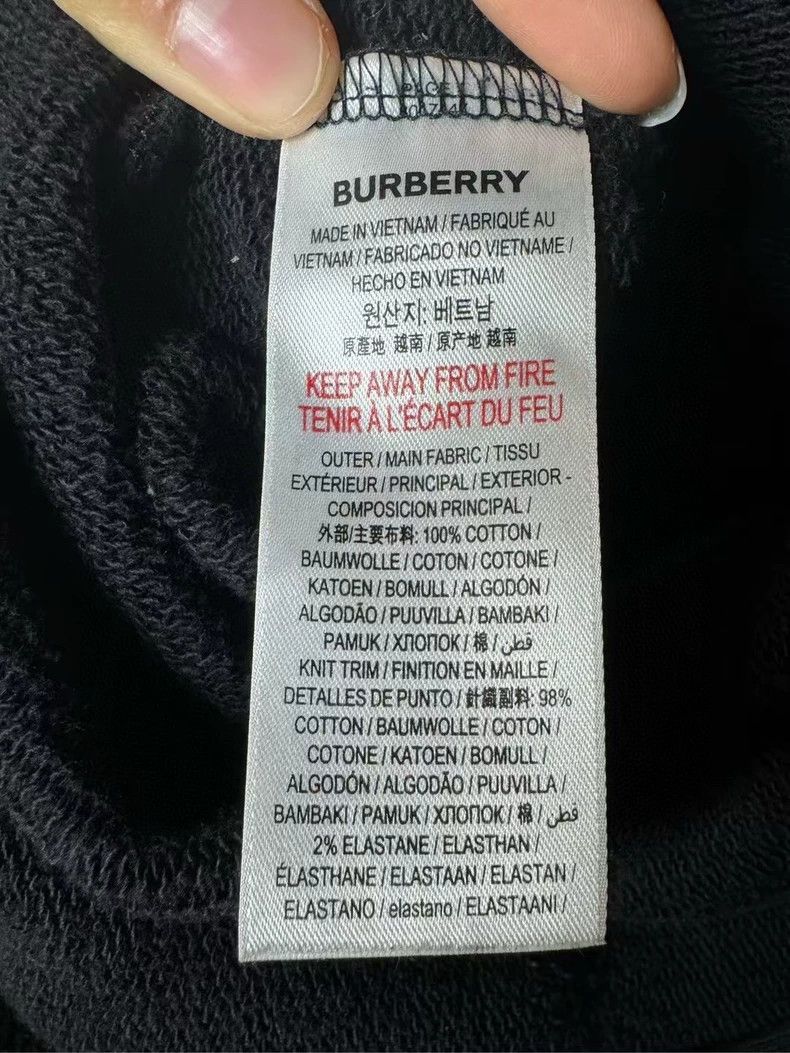Burberry Burberry Black Embroidered Logo Hooded Jacket-yf Size US M / EU 48-50 / 2 - 3 Thumbnail