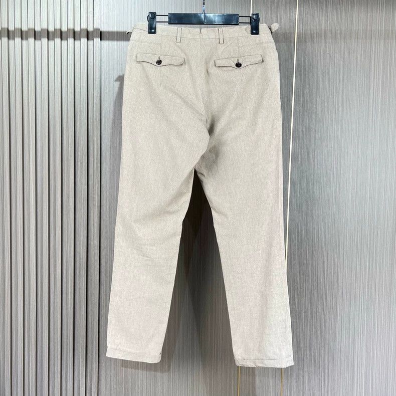 Burberry Burberry Light Brown Linen Casual Pants-yf Size US 30 / EU 46 - 2 Thumbnail