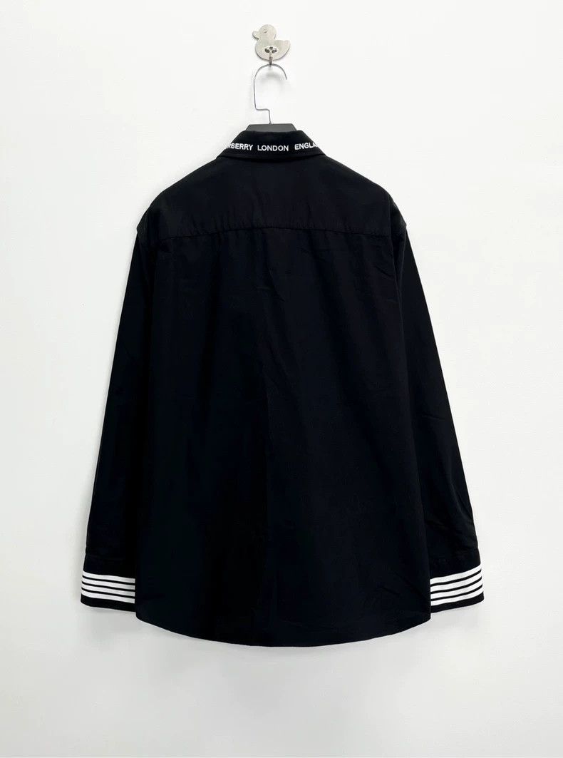 Burberry Burberry Black and White Striped Long Sleeve Shirt-yf Size US L / EU 52-54 / 3 - 2 Thumbnail
