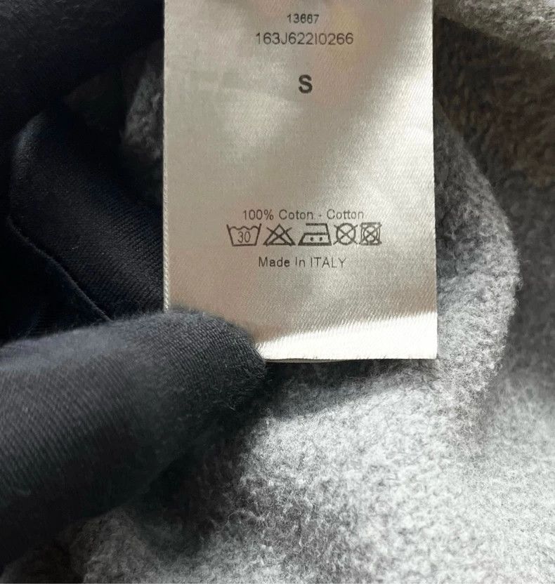 Dior Dior Gray Logo Hoodie-yf Size US S / EU 44-46 / 1 - 4 Thumbnail