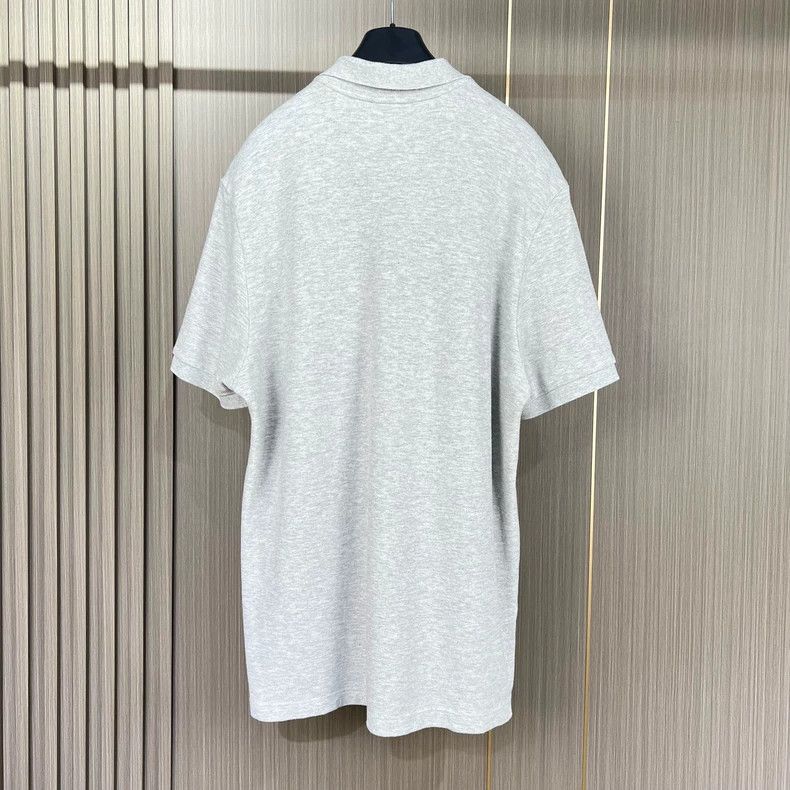 Dior Dior Gray Embroidered CD Letter Polo Shirt-yf Size US XXL / EU 58 / 5 - 2 Thumbnail