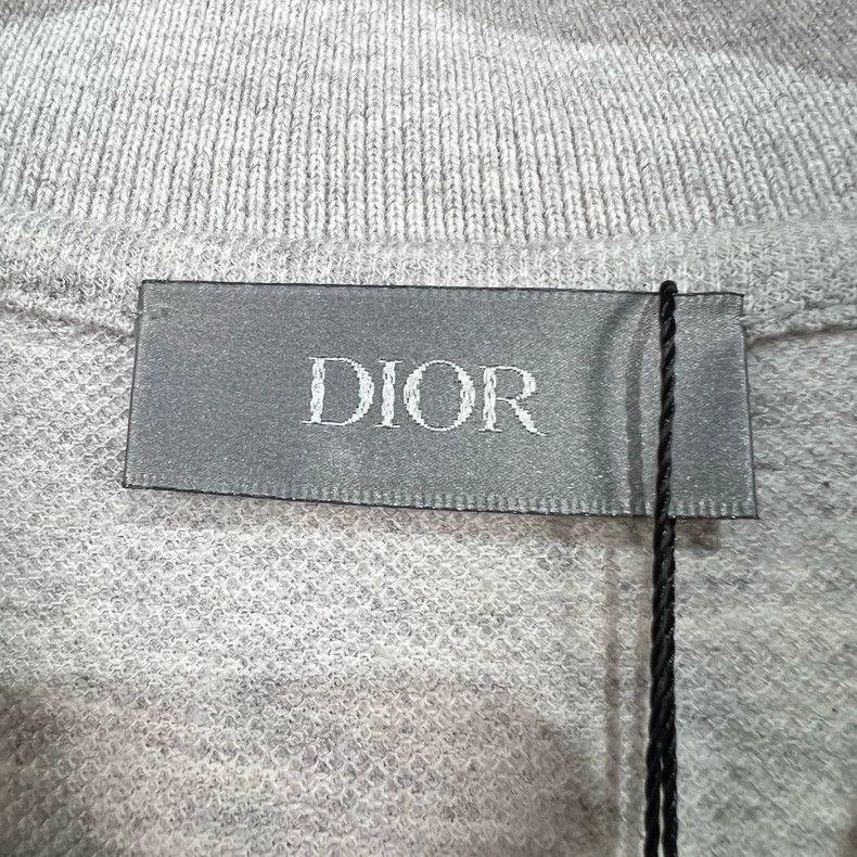 Dior Dior Gray Embroidered CD Letter Polo Shirt-yf Size US XXL / EU 58 / 5 - 5 Thumbnail