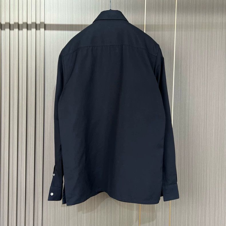 Dior Dior Sacai Embroidered Letter Shirt Jacket-yf Size US M / EU 48-50 / 2 - 2 Thumbnail