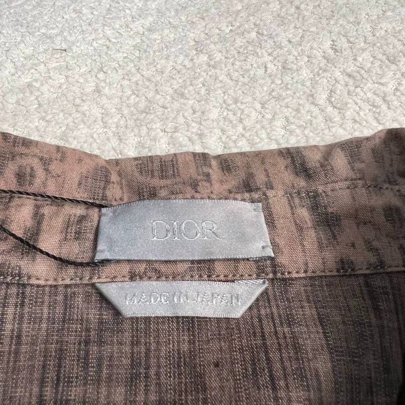 Dior Dior Brown Printed Denim Shirt Jacket-yf Size US L / EU 52-54 / 3 - 5 Thumbnail