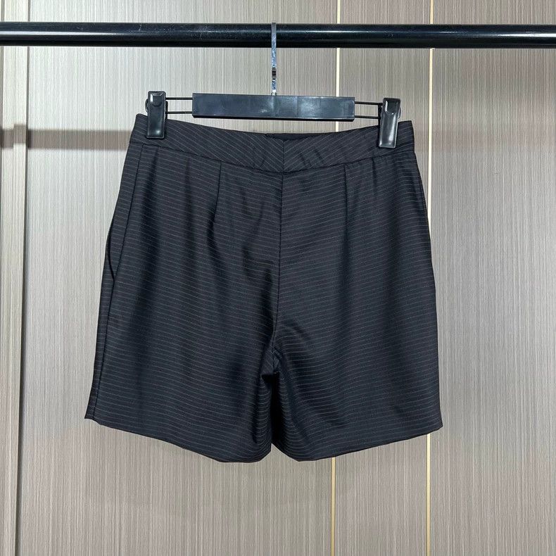 Dior Dior Striped Wool Shorts Size F36-yf Size US 36 / EU 52 - 2 Thumbnail
