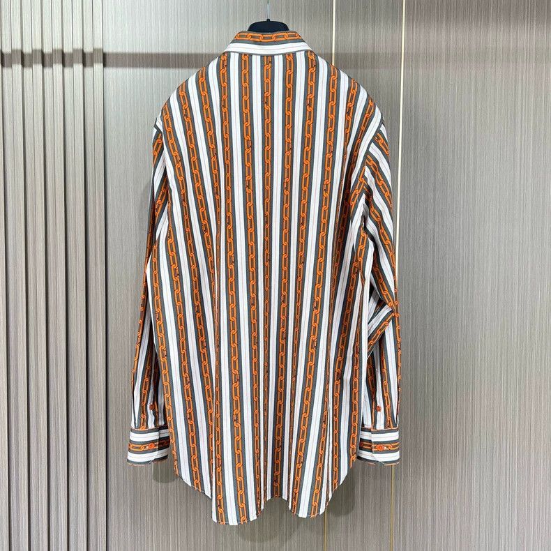 Louis Vuitton Louis Vuitton Chain Print Long Sleeve Shirt-yf Size US S / EU 44-46 / 1 - 2 Thumbnail