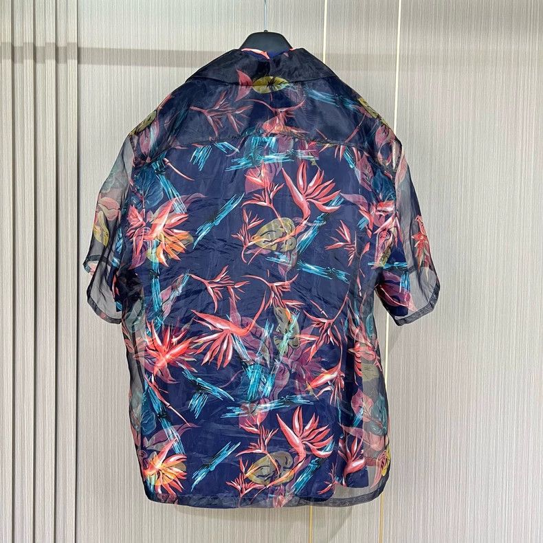 Louis Vuitton Louis Vuitton Floral Sheer Shirt Size S-yf Size US S / EU 44-46 / 1 - 2 Thumbnail