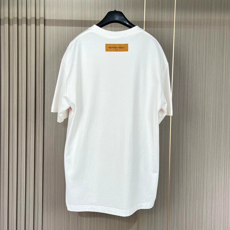 Louis Vuitton Graffiti Print Short Sleeve Shirt-yf