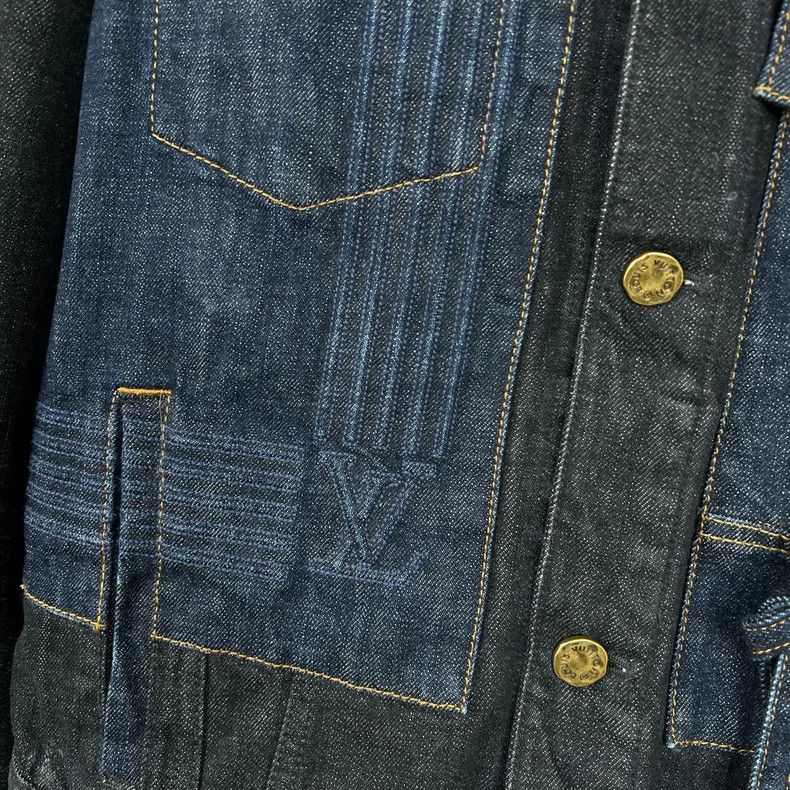 Louis Vuitton Louis Vuitton Denim Jacket with Bow Design-yf Size US L / EU 52-54 / 3 - 3 Thumbnail