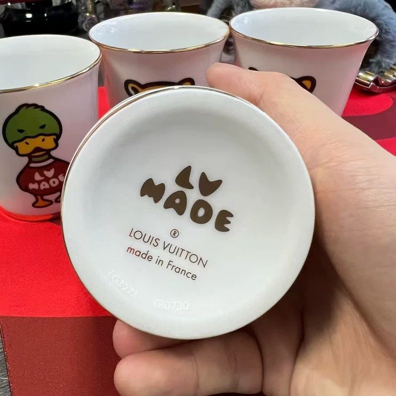 Louis Vuitton Louis Vuitton Nigo Ceramic Cup Set-yf Size ONE SIZE - 3 Thumbnail