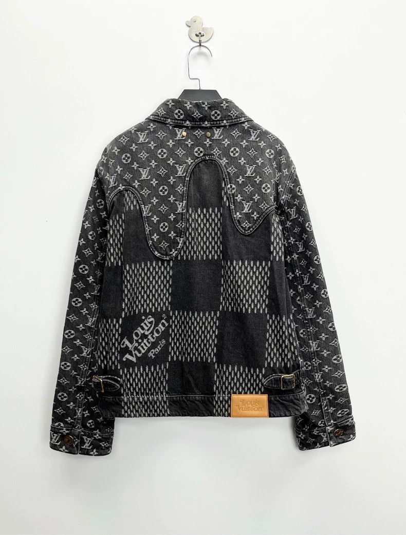 Louis Vuitton Louis Vuitton Nigo Black Denim Jacket-yf Size US M / EU 48-50 / 2 - 2 Thumbnail