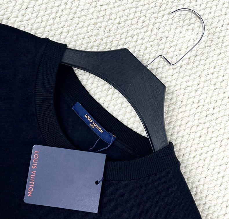 Louis Vuitton Louis Vuitton Black Short Sleeve Pocket Tee-yf Size US M / EU 48-50 / 2 - 5 Thumbnail