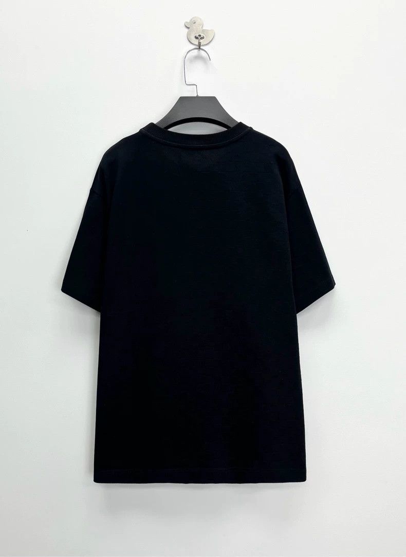 Louis Vuitton Louis Vuitton Black Short Sleeve Pocket Tee-yf Size US M / EU 48-50 / 2 - 2 Thumbnail