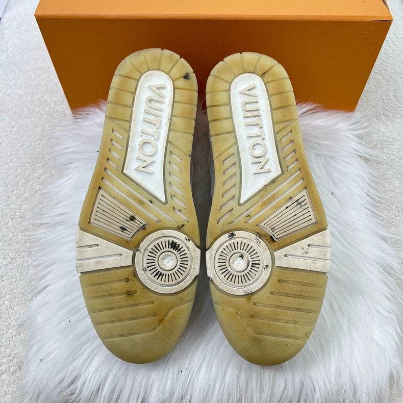 Louis Vuitton Louis Vuitton White Cement Trainer Sneakers-yf Size US 7 / EU 40 - 5 Thumbnail