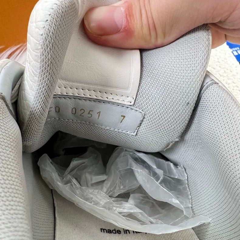 Louis Vuitton Louis Vuitton White Cement Trainer Sneakers-yf Size US 7 / EU 40 - 3 Thumbnail