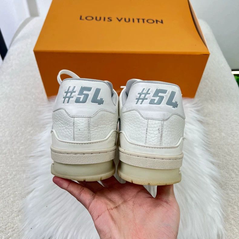 Louis Vuitton Louis Vuitton White Cement Trainer Sneakers-yf Size US 7 / EU 40 - 2 Thumbnail