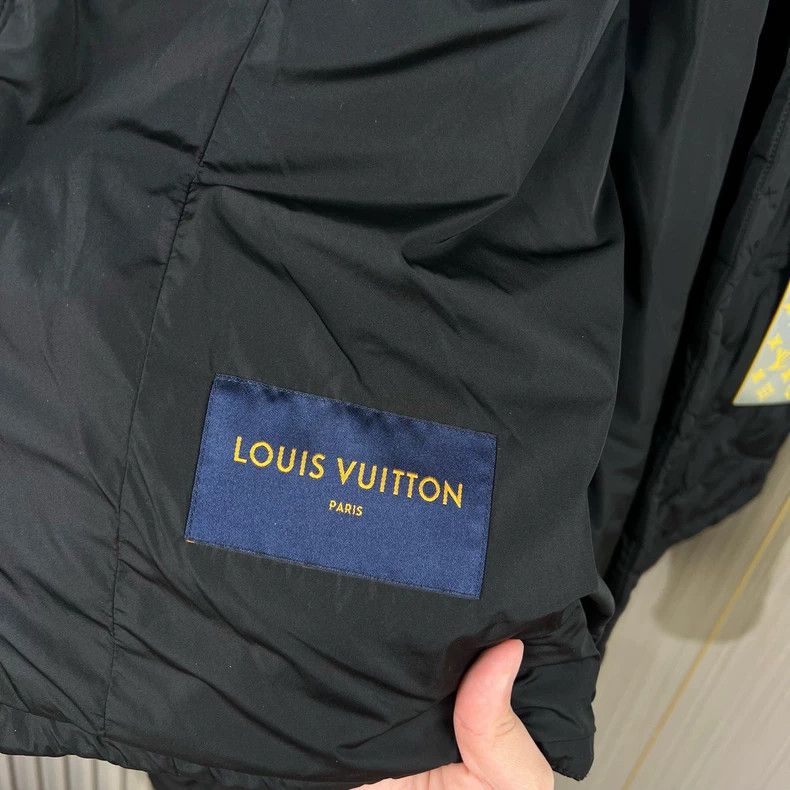 Louis Vuitton Louis Vuitton Black Quilted Cotton Jacket-yf Size US XXL / EU 58 / 5 - 6 Thumbnail