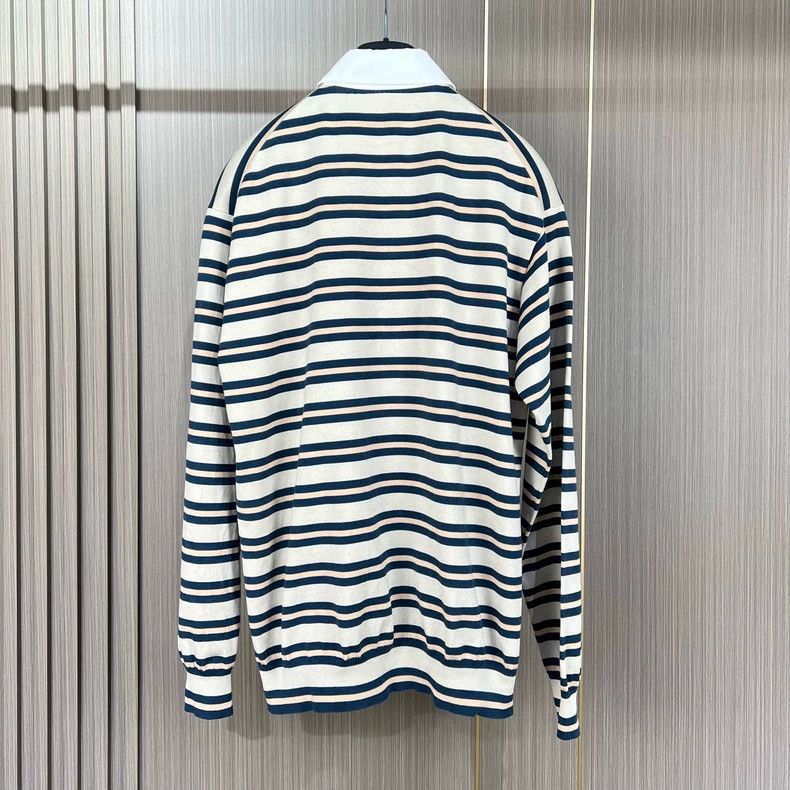 Louis Vuitton Louis Vuitton Striped Long Sleeve Knit Top-yf Size US XS / EU 42 / 0 - 2 Thumbnail