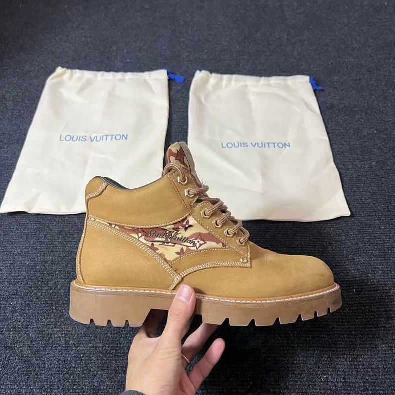 Louis Vuitton Louis Vuitton Desert Series Brown Boots-yf Size US 8.5 / EU 41-42 - 4 Thumbnail