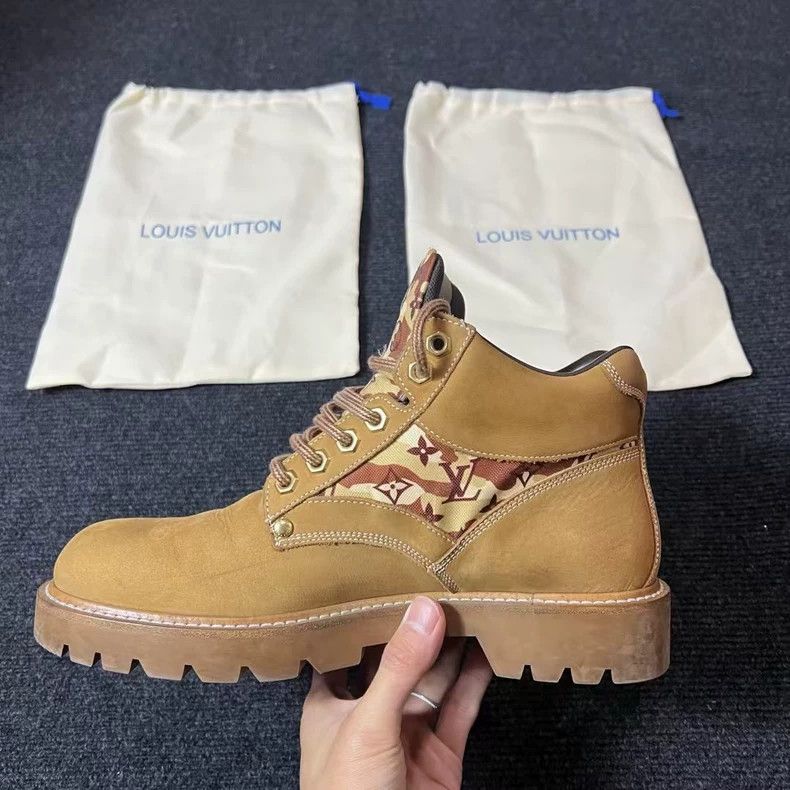 Louis Vuitton Louis Vuitton Desert Series Brown Boots-yf Size US 8.5 / EU 41-42 - 5 Thumbnail