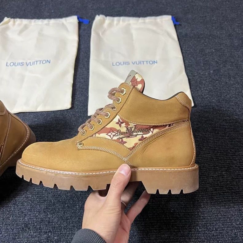 Louis Vuitton Louis Vuitton Desert Series Brown Boots-yf Size US 8.5 / EU 41-42 - 2 Thumbnail