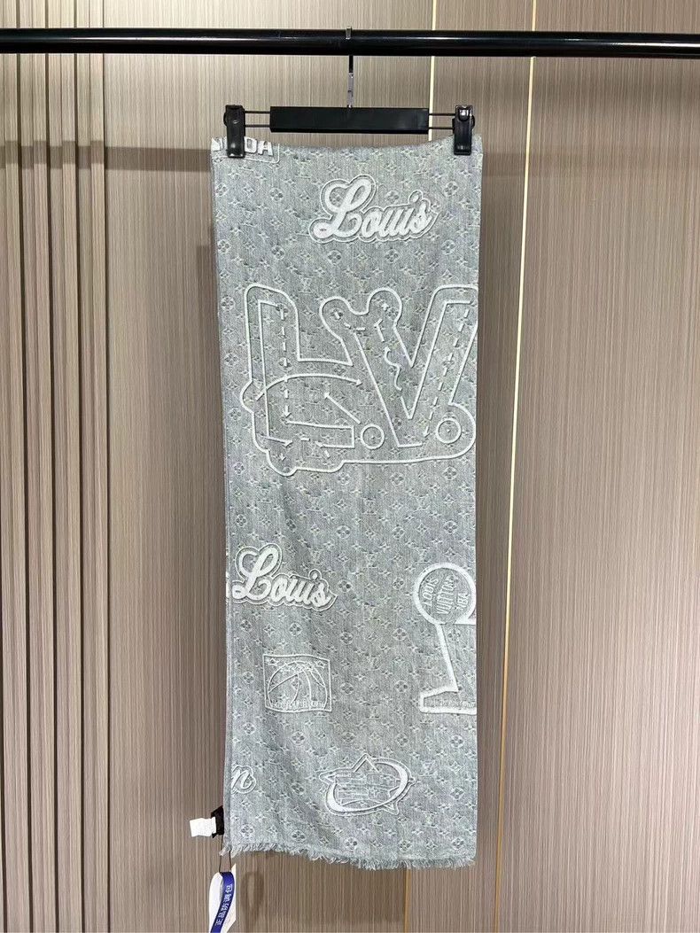 Louis Vuitton Louis Vuitton NBA Collaboration Scarf-yf Size ONE SIZE - 2 Thumbnail