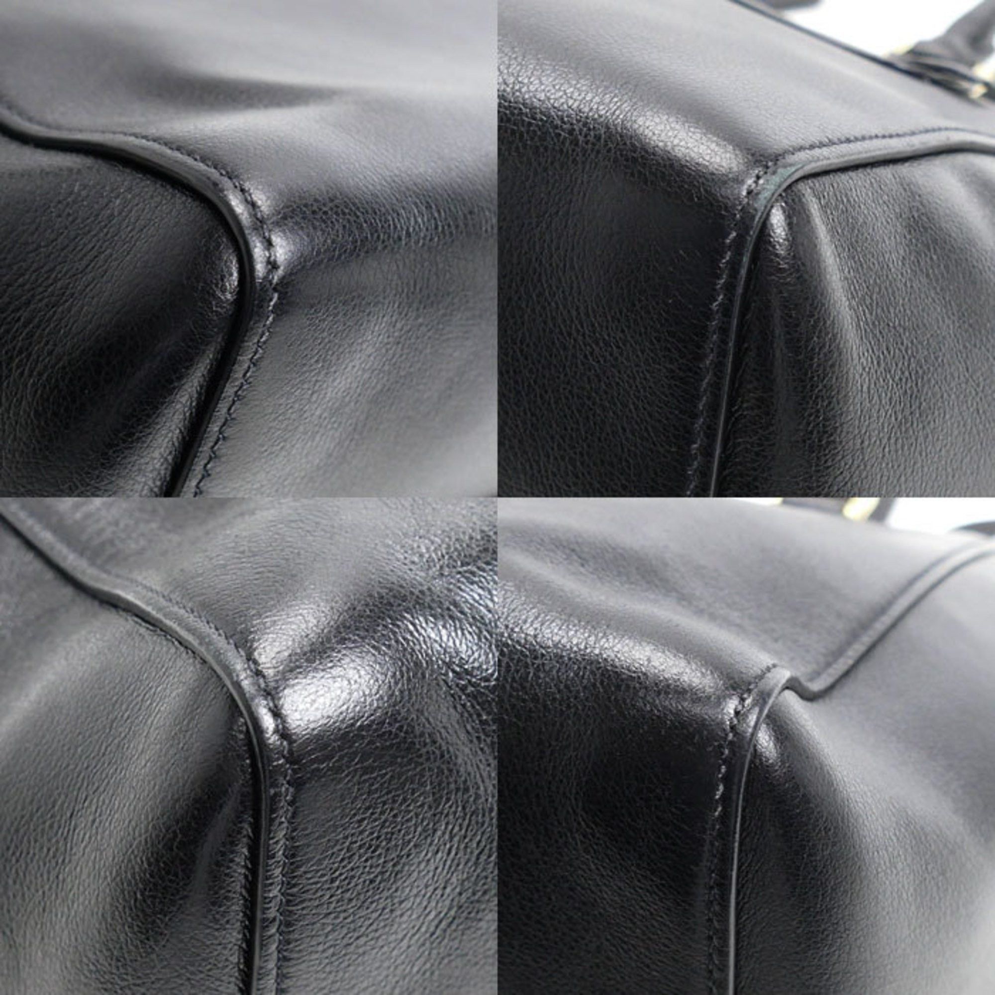 Prada Prada 2-Way Shoulder Bag Black 1BG227 Women's Size ONE SIZE - 6 Thumbnail