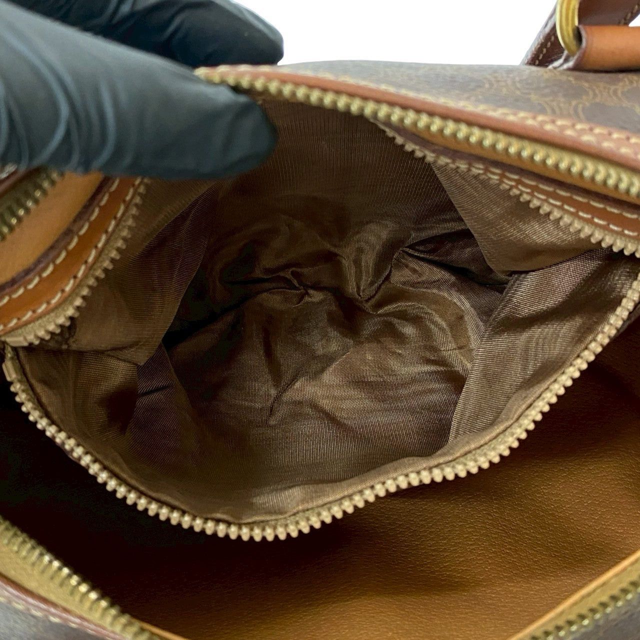 Celine Celine Handbag Brown Leather Size ONE SIZE - 10 Thumbnail
