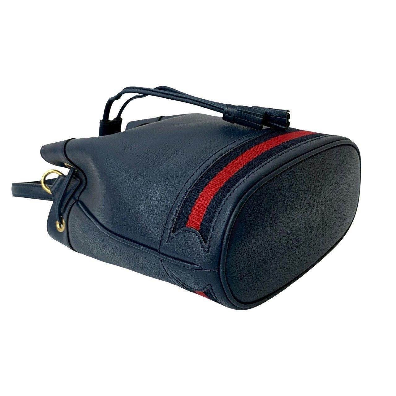 Gucci Gucci Shoulder Bag Blue Leather Size ONE SIZE - 7 Thumbnail